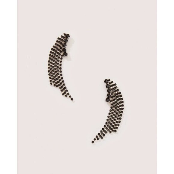 REVOLVE 8 Other Reasons Audrey Earrings Black Women's Size OS - Picture 3 of 9